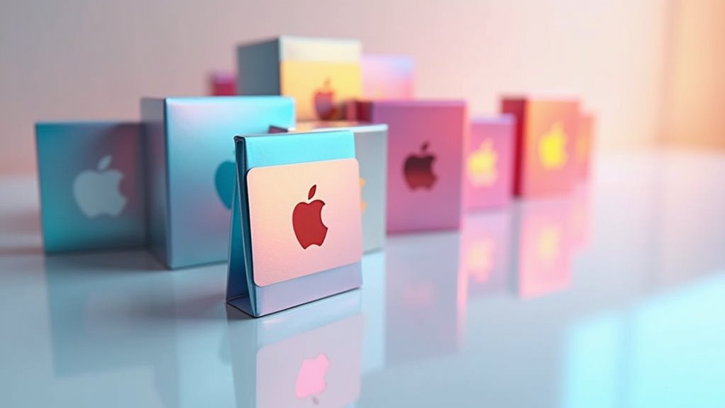 karty podarunkowe Apple – świąteczne upominki do skarpety