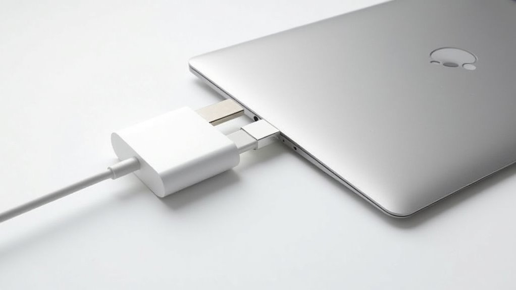 ładowanie MacBooka za pomocą MagSafe 3 i USB-C