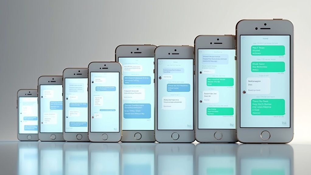 ewolucja iMessage od 2011 roku
