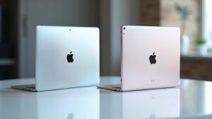 porównanie przeprojektowanego tabletu Apple