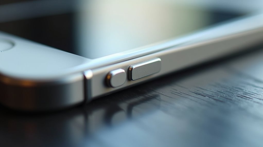 użycie przycisku bocznego do kontroli głośności