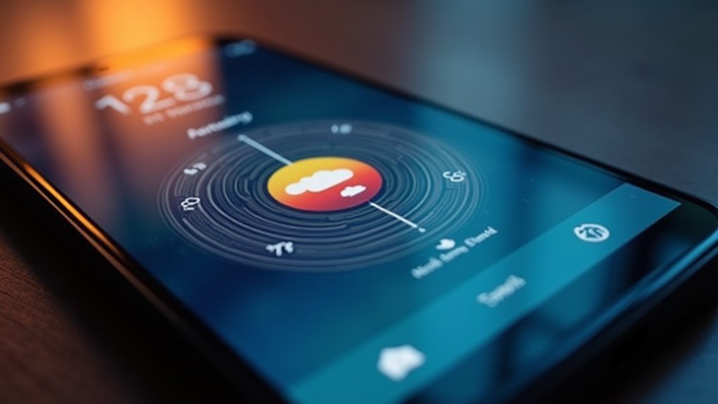 widżety pogody i baterii