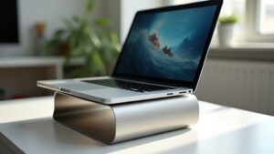 ergonomiczne stojaki do Macbooków do biura