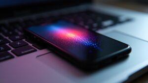 iPhone jako gładzik MacBook